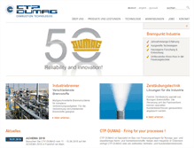 Tablet Screenshot of ctp-dumag.com